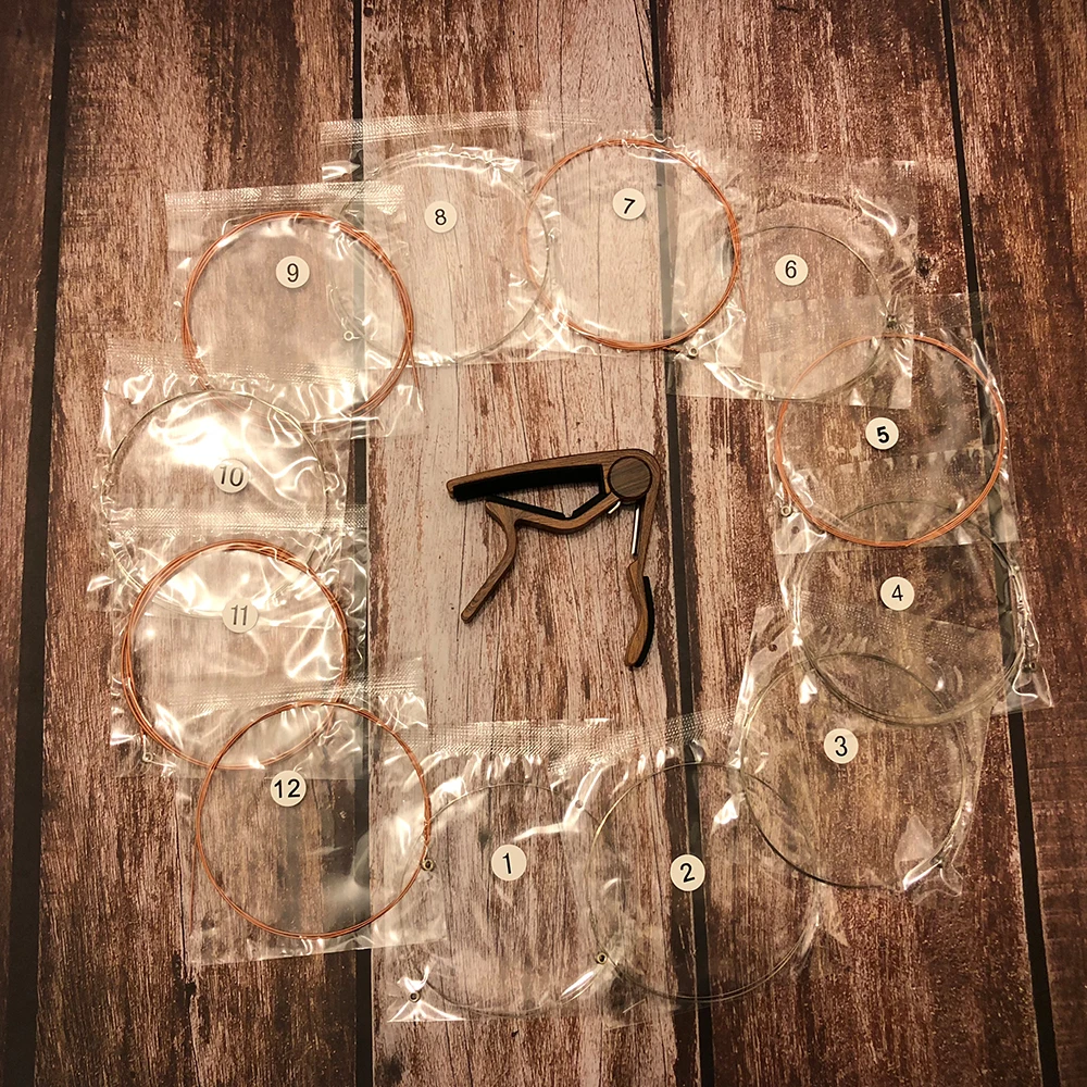 Струны для акустической гитары A2012 струны под дерево стробоскоп классической