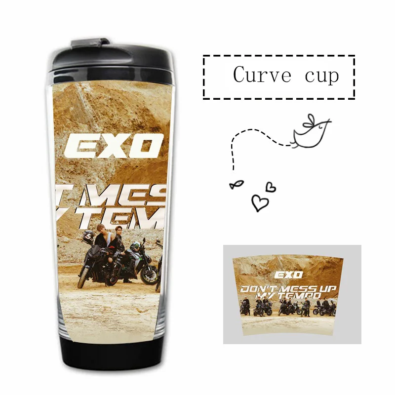 Новый Kpop EXO не беспорядок мой TEMPO альбом же легко носить с собой изображение кофе