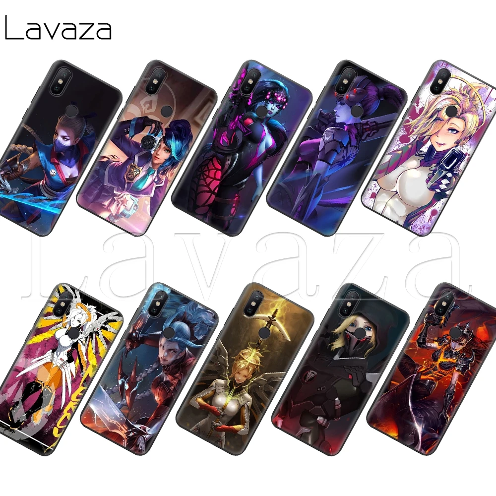 Lavaza Overwatch OW Mercy Silicone Case for Xiaomi Redmi Note 4 4X 4A 5 5A 6 6a 7 8 Pro Go Prime Plus | Мобильные телефоны и