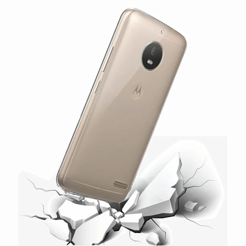 Ультратонкий Прозрачный мягкий силиконовый гелевый Чехол для телефона Motorola Moto E6