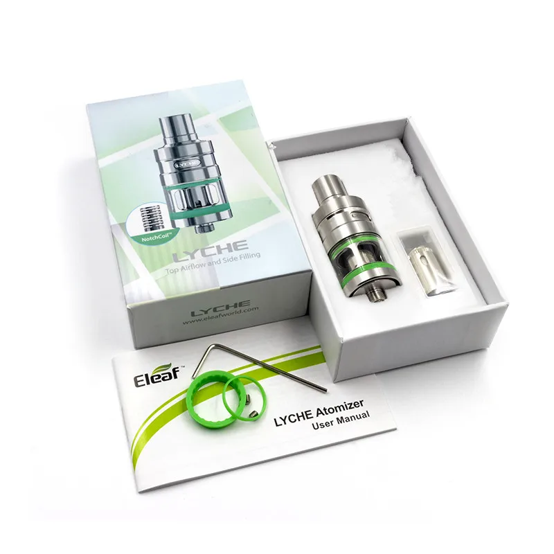 Eleaf LYCHE атомайзер RBA 4 мл бак вейп с верхним заполнением воздушного потока контроль