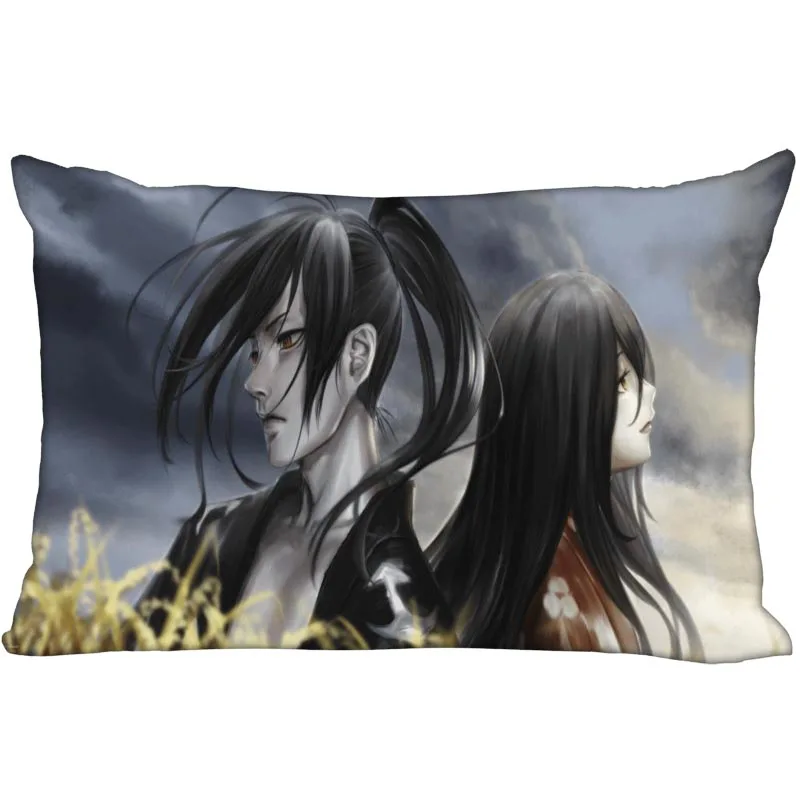 Крутые изготовленные на заказ Подушка Чехол Dororo Стиль Подушка Чехол 35X45 см один сторонами прямоугольного подушки пледы чехол для Спальня - Цвет: 1