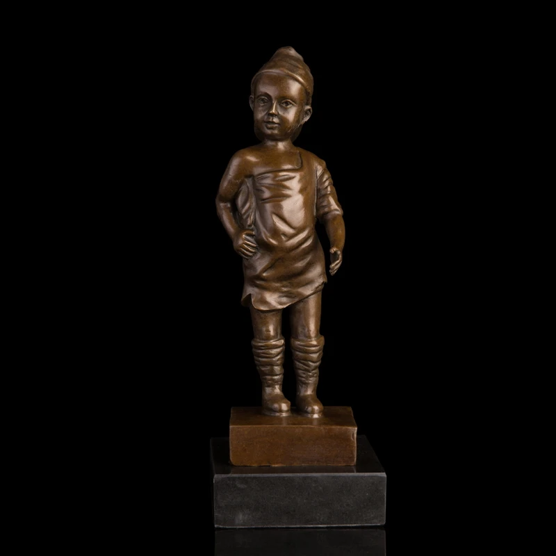 Искусство ремесла Медь Горячая продажа Бронзовая статуя детская скульптура