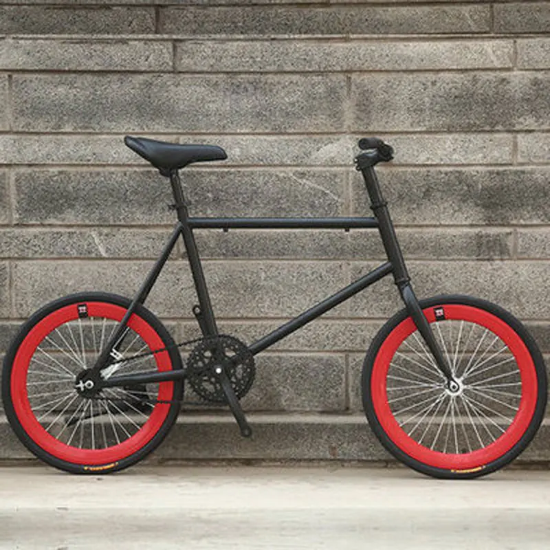 20 дюймов маленькие колеса мини твердые шины велосипед с двумя дисковыми