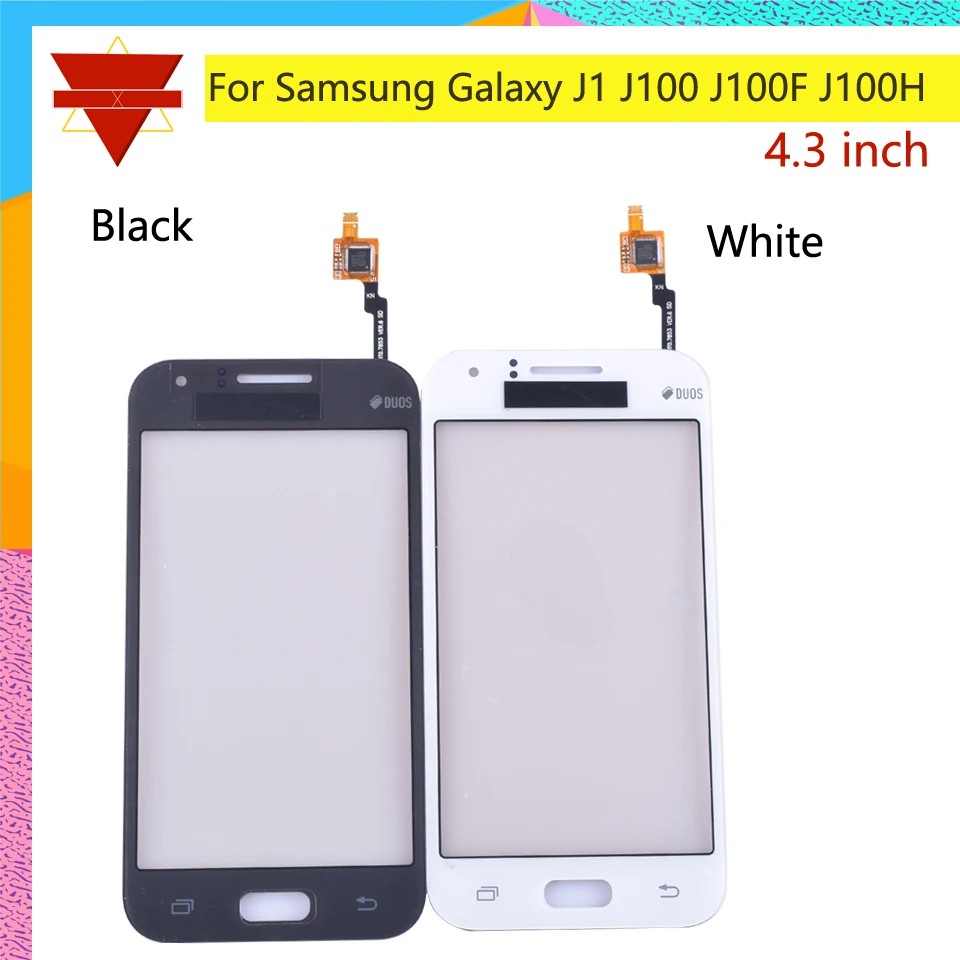 

10pcs/lot New J100 For Samsung Galaxy J1 2015 J100 J100F J100FN J100H Touch Screen Digitizer Sensor Glass whit flex cable