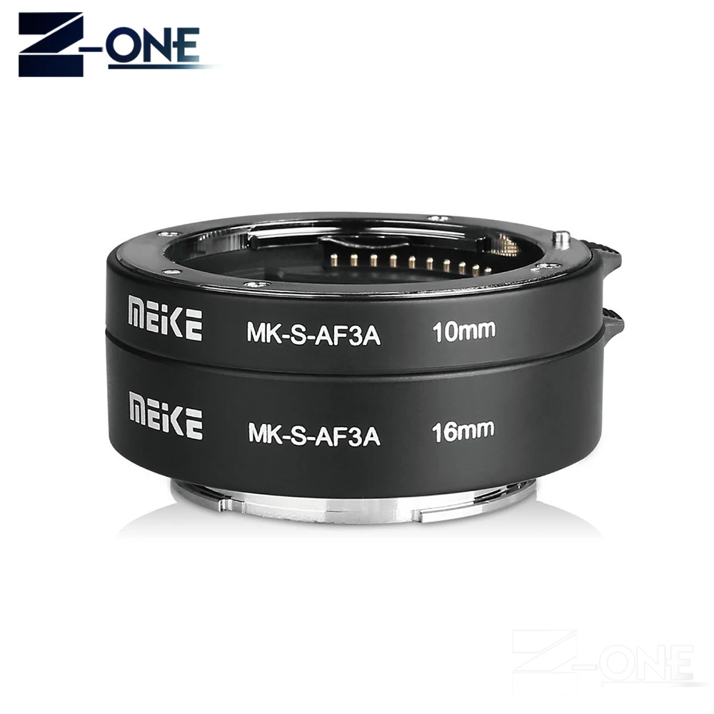 Металлическая удлиняющая трубка Meike для Sony A7RII A7RIII A7II A7III NEX с автофокусом 10 мм 16