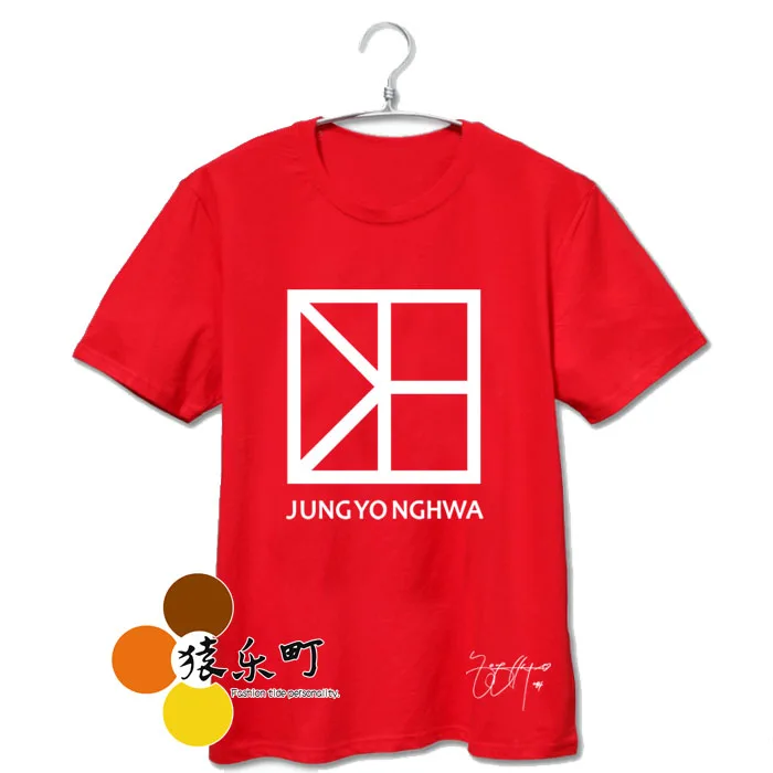 Kpop cnblue jung yonghwa на один день футболка с индивидуальным принтом логотипа для мужчин