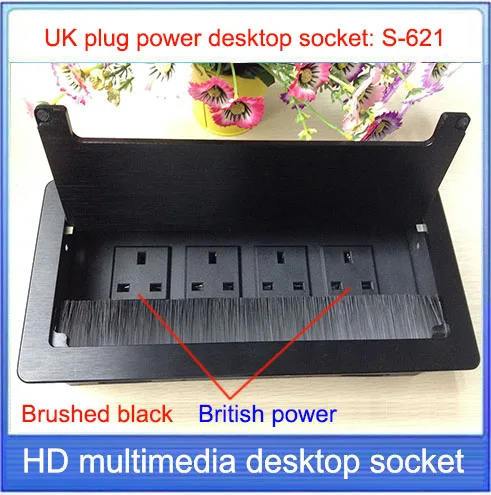 Штепсельная розетка стандарта Великобритании/настольная розетка/Скрытая