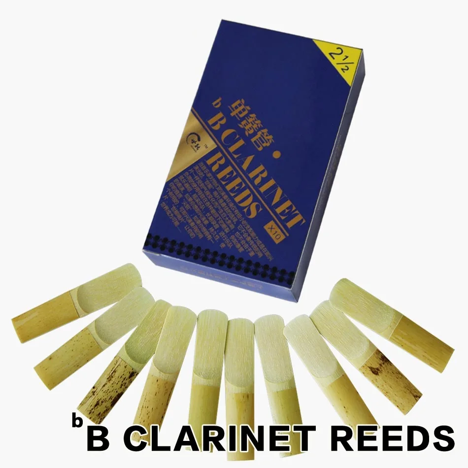 Аксессуары Clarine SHINENG 2 1/2 трости для кларнета набор из хорошего бамбука 10