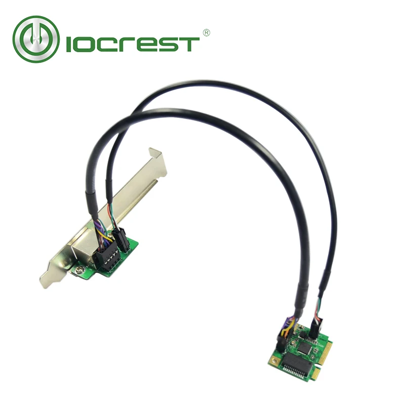 PCIe мини PCI-Express Gigabit Ethernet RJ45 Порты и разъёмы адаптер 10/100/1000 Base-T сетевой контроллер