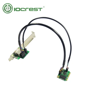 Сетевой мини-контроллер IOCREST, PCI-Express, Gigabit Ethernet, RJ45, 101001000 Base-T