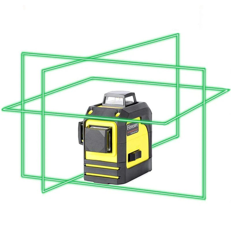 2018 12Lines 3D Laser Level 360 Horizontal And Vertical Cross Self-Leveling Red Beam Line+Receiver/Detector | Инструменты