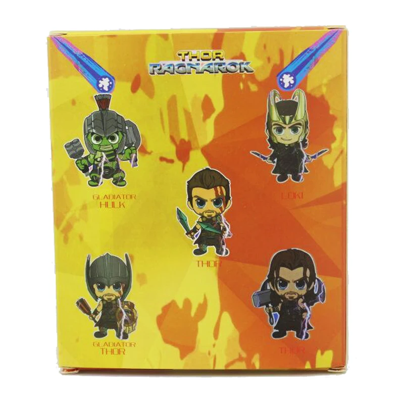 Бесплатная доставка 5 шт. милый 4 &quotТор 3 Ragnarok Гладиатор Халк Локи Cosbaby в коробке 10