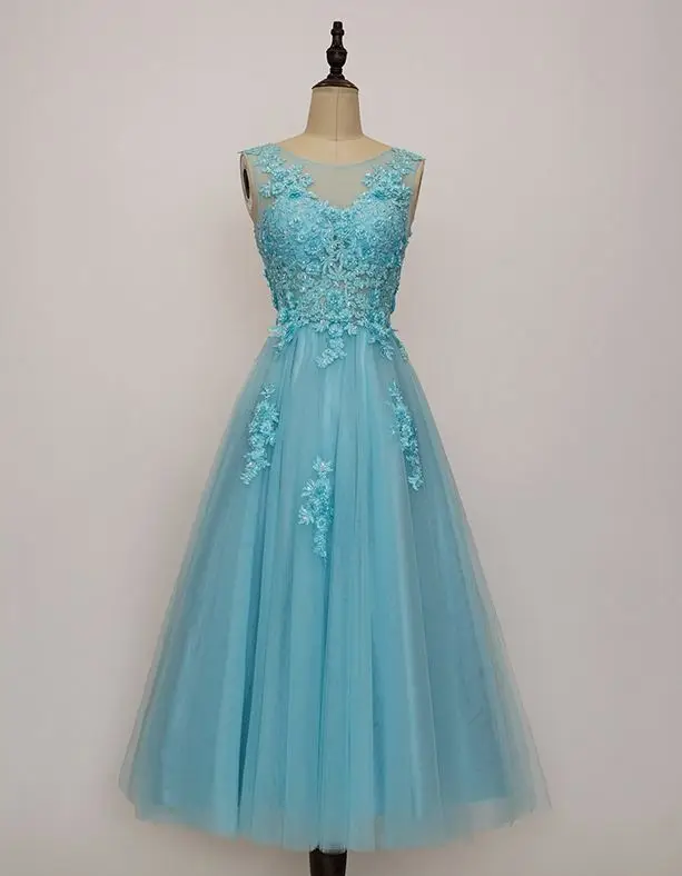 turquoise Robe demoiselle d'honneur courte2019 новое платье подружки невесты из тюля с глубоким вырезом и бусинами трапециевидной формы бирюзового и серого цвета - Цвет: turquoise