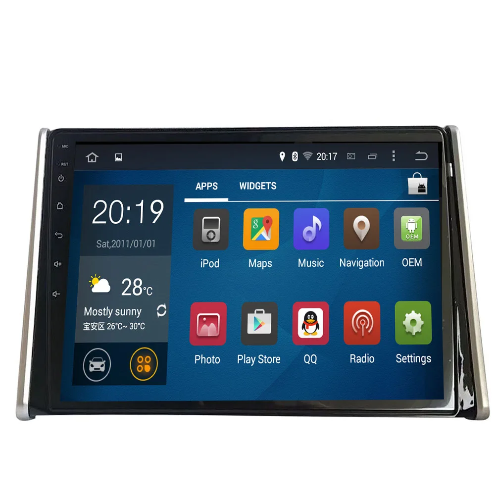 Новый автомобильный dvd android 10 Восьмиядерный px5 для Toyota rav4 2019 2020 4 Гб RAM GPS навигация