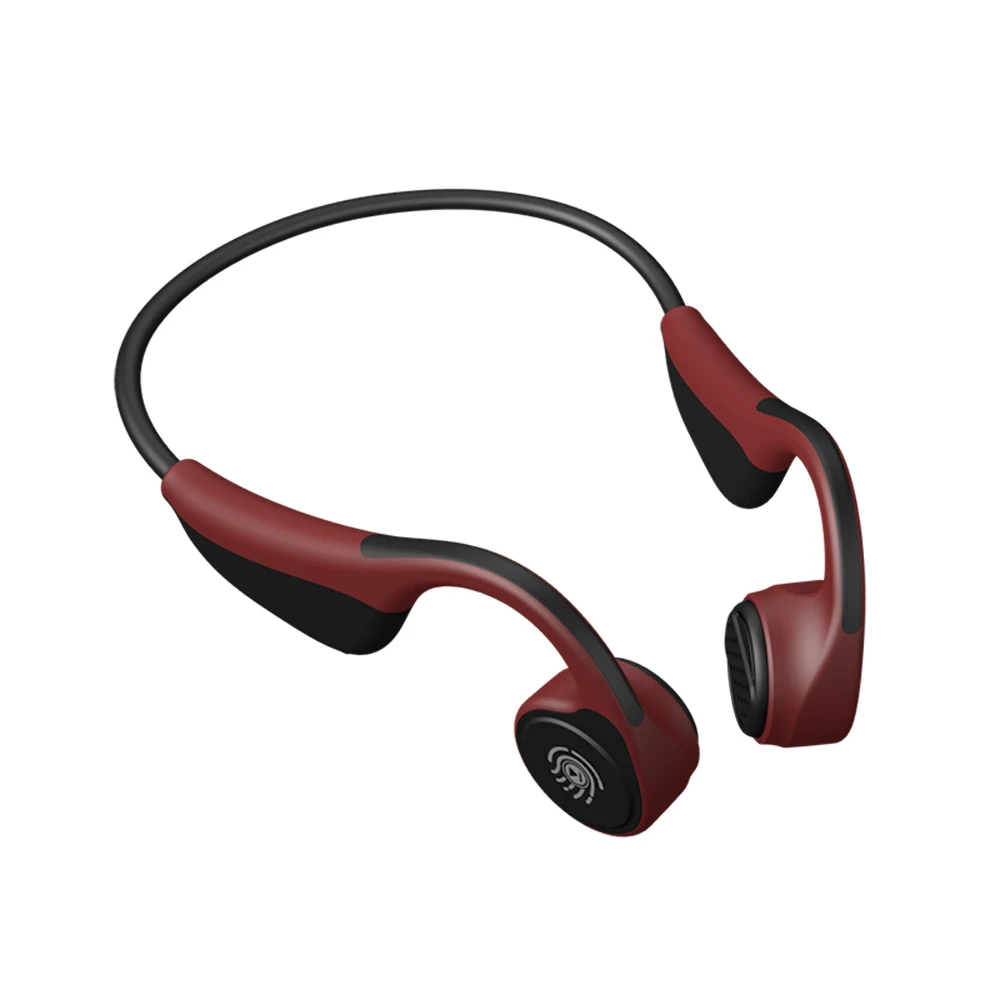 Red Наушники V9, Bluetooth 5,0, наушники с костной проводимостью, Беспроводные спортивные наушники, свободные руки, водонепроницаемые, PK Z8, беспроводные наушники - Цвет: Red