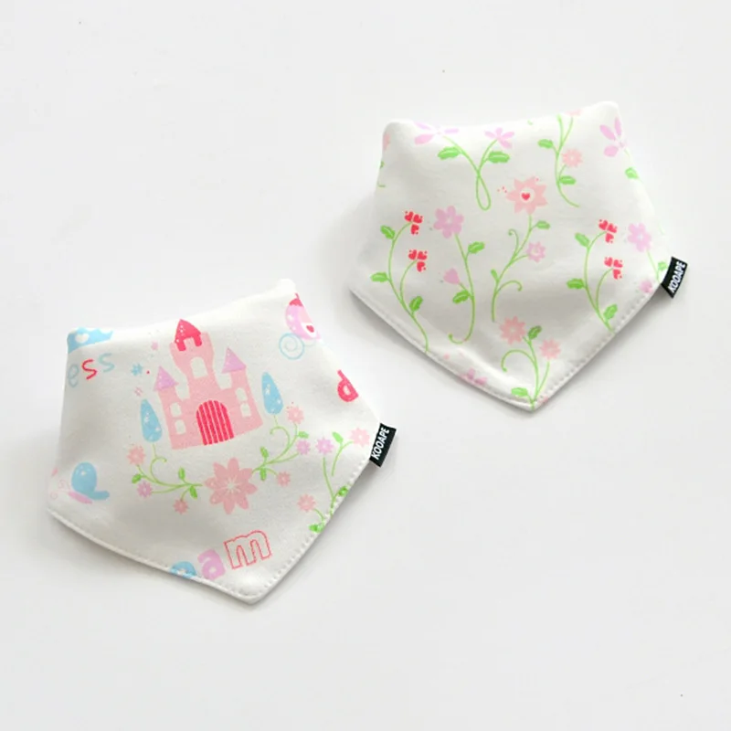 baby bibs 4 Комплект из 2 предметов; детские нагрудники с лисой; тканевый хлопковый нагрудник для новорожденных девочек и мальчиков; детский нагрудник для кормления; Детский шарф; bavoir slabbetjes bavette baby - Цвет: baby bibs 4