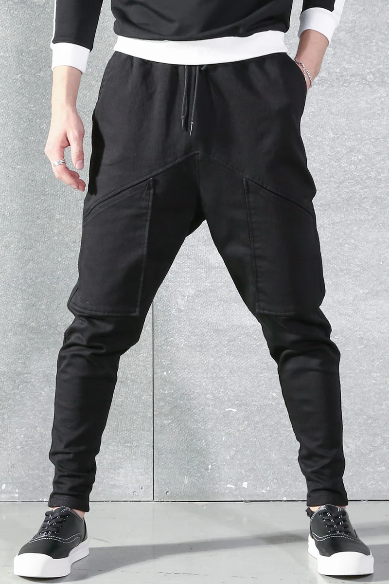

M-6XL!!! 2018 Big yards men's trousers Spring and summer harem pants original design male pants personality loose long harem