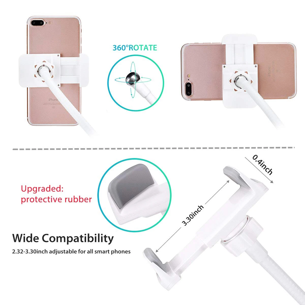 Dozzlor светодиодный светильник новинка USB кольцевой для мобильного телефона Селфи 3