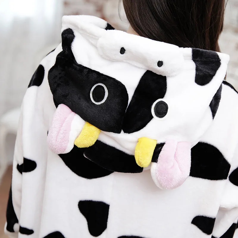 JINUO High Quality Adults Kids Flannel Onesie Pajamas Family Clothes Cartoon Animal Sleepwear Suit | Мать и ребенок