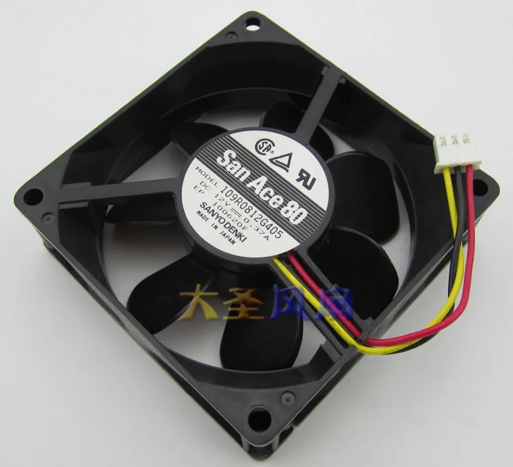 

Original SANYO San Ace80 109R0812G405 12V 0.37A 8025 80*25mm cooling fan