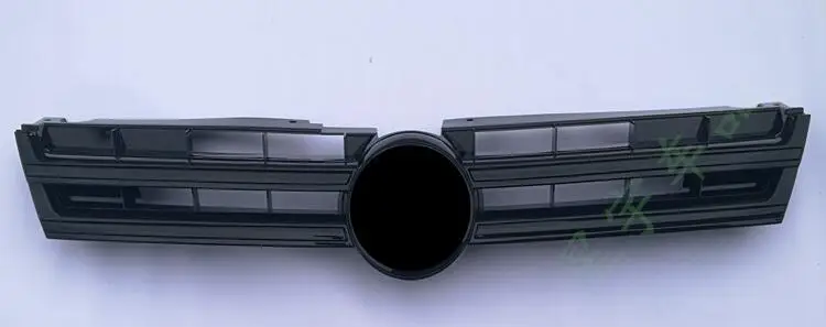 GLOSS BLACK 1PCS ABS автомобиль передний выше и ниже бампер вокруг сетки решетка решетки крышки Планки для Volkswagen VW touareg 2011 2012 2013 - Цвет: GLOSS BLACK 1PCS