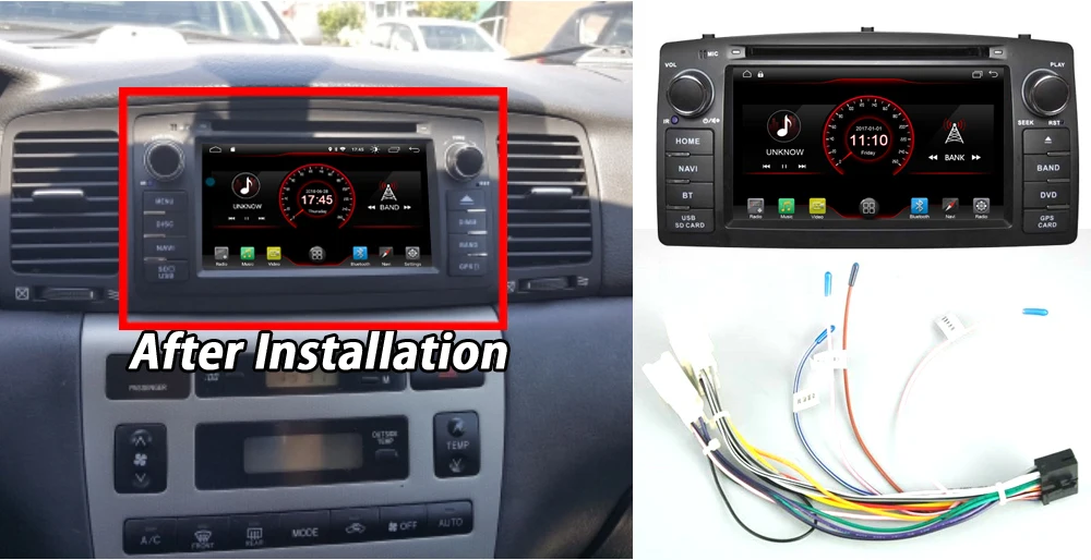 Liislee Android 8,1 для BYD F3/для Toyota Corolla E120 стерео Автомагнитола BT Carplay gps Navi карта навигационная система Мультимедиа