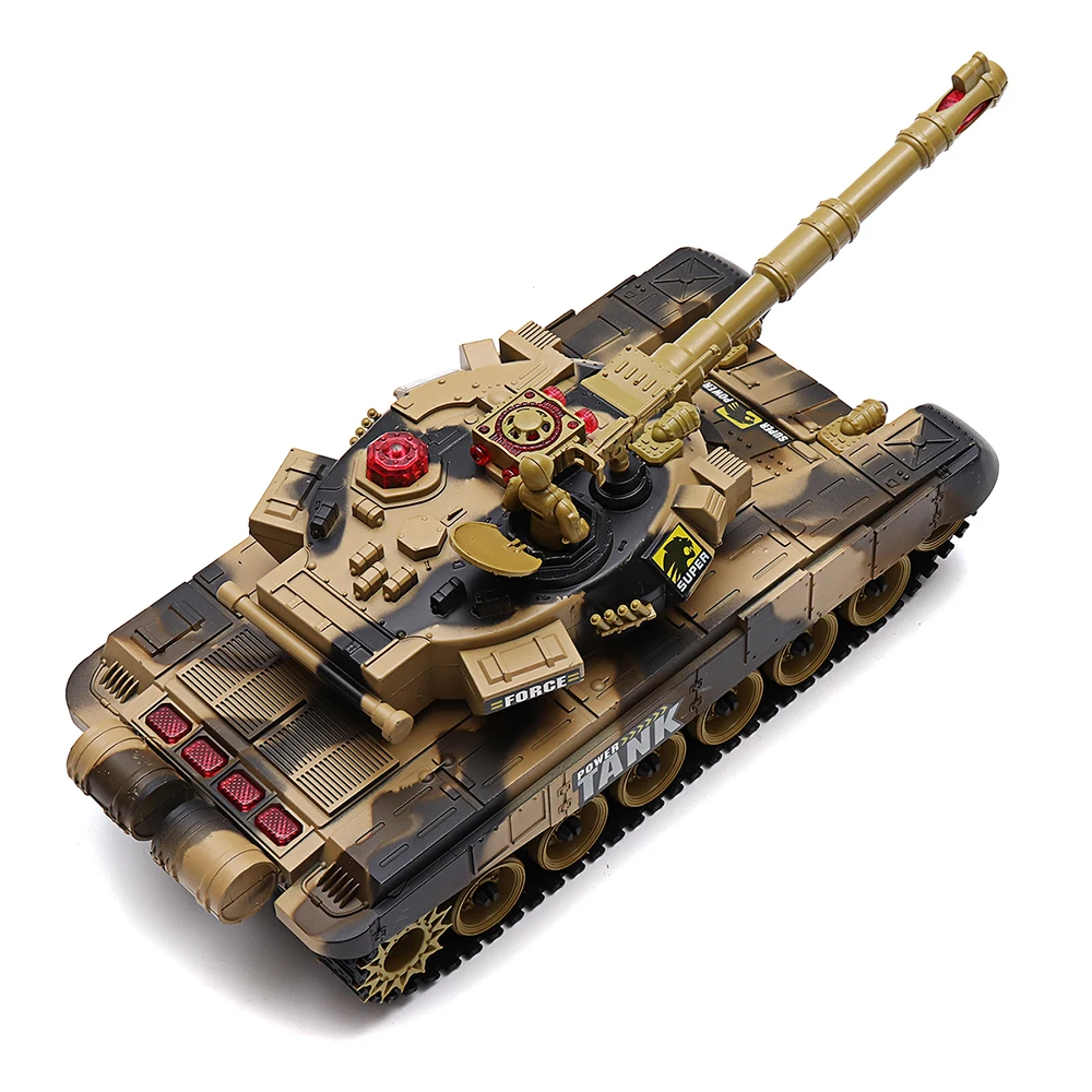 2 4G 10CH RC Танк с подсветкой звуком игрушки дистанционным