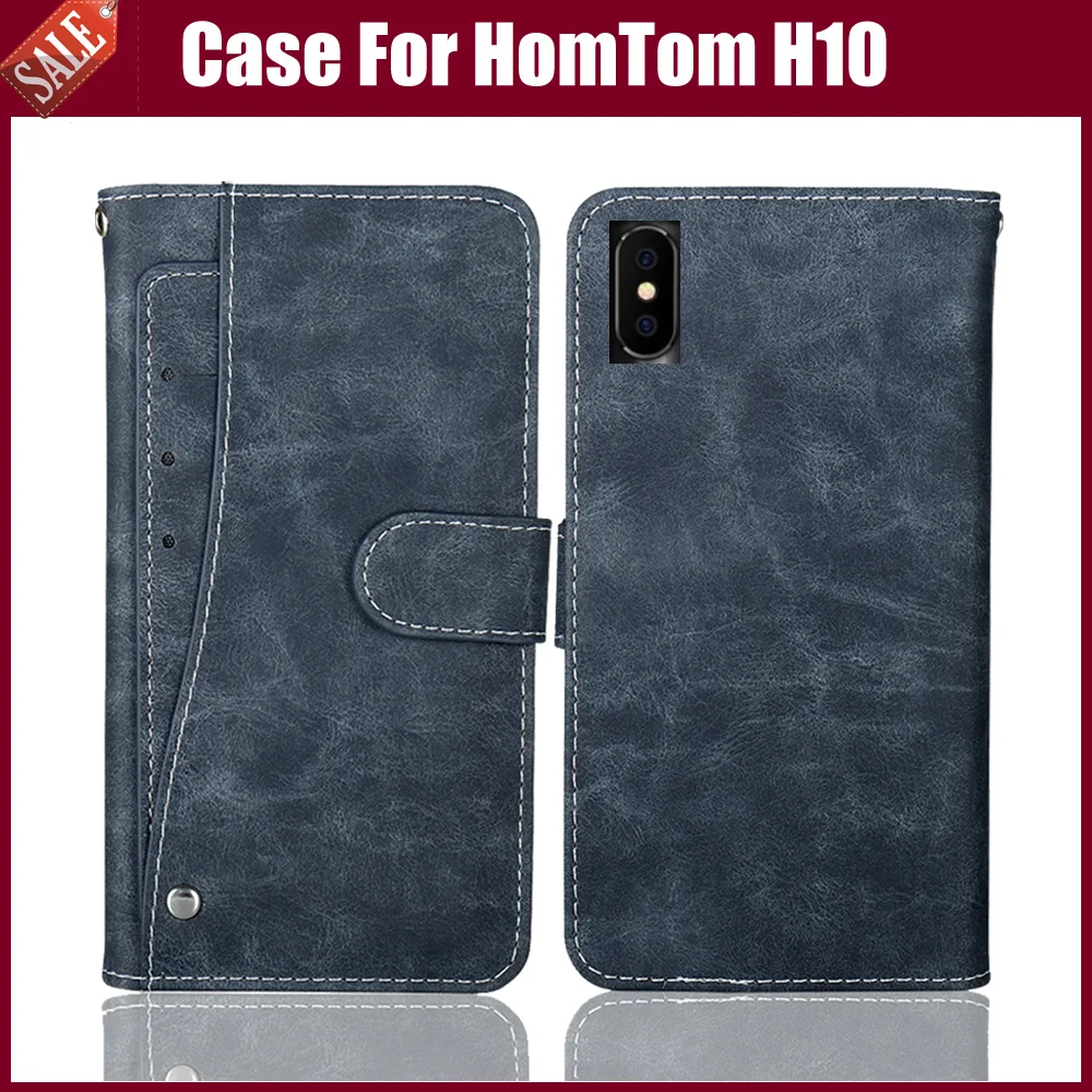 Новый дизайн! HomTom H10 чехол Роскошный кошелек винтажный Флип PU кожаный защитный