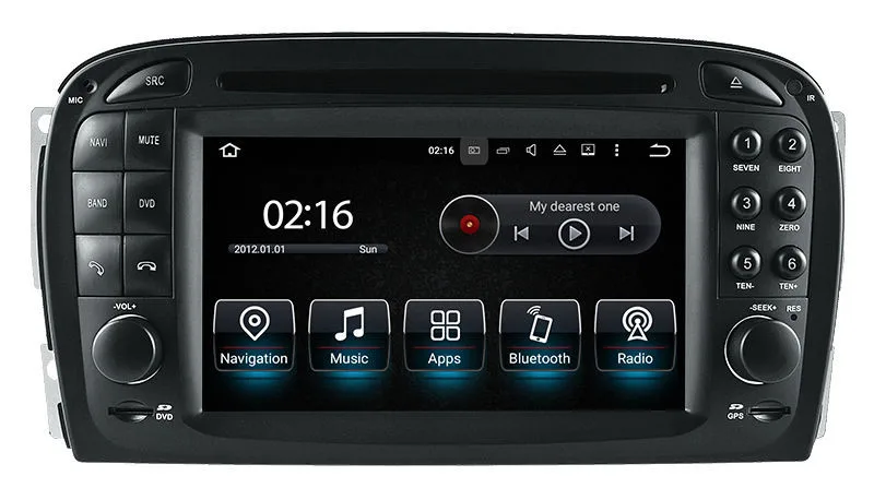 Android 8 0 автомобильный DVD плеер для Mercedes Benz SL R230 2001 2004 с GPS навигацией радио BT SD WIFI