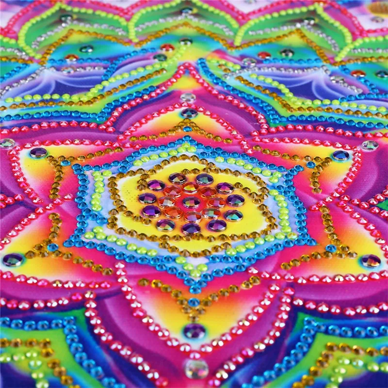 Алмазная живопись 5D сделай сам вышивка крестиком мандала домашний декор 3D