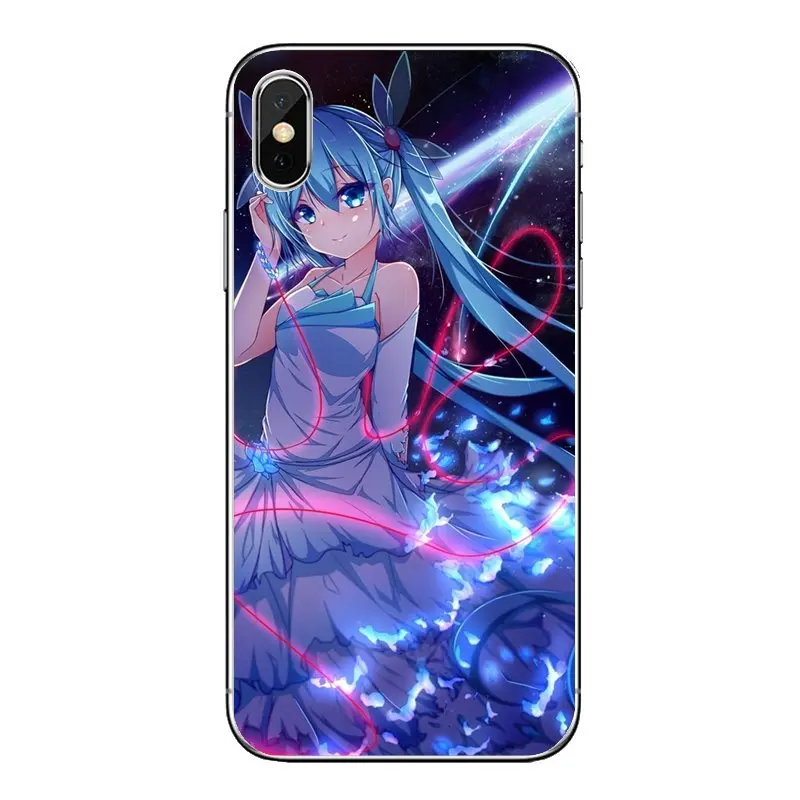 Для samsung Galaxy A5 A6 A7 A8 A9 J4 J5 J7 J8 2017 2018 Plus Prime kawaii в виде милого героя Аниме Хацунэ Мику