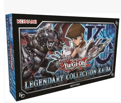 Синий Оригинальные коллекционные карточки KONAMI Yugioh, легенда, коллекция Kaiba, набор для поклонников, подарок - Цвет: Синий