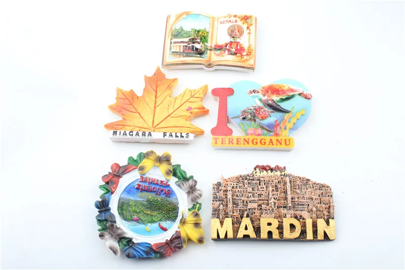 Магнитные наклейки 3D для холодильника креативные сувениры в виде Канады Индии