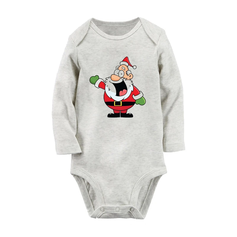 Baby477GC Merry Рождество подарок «Медведь» носки для девочек новорожденных обувь мальчиков наряды с длинным рукавом Комбинезон хлопковый принт - Цвет: Baby477GC
