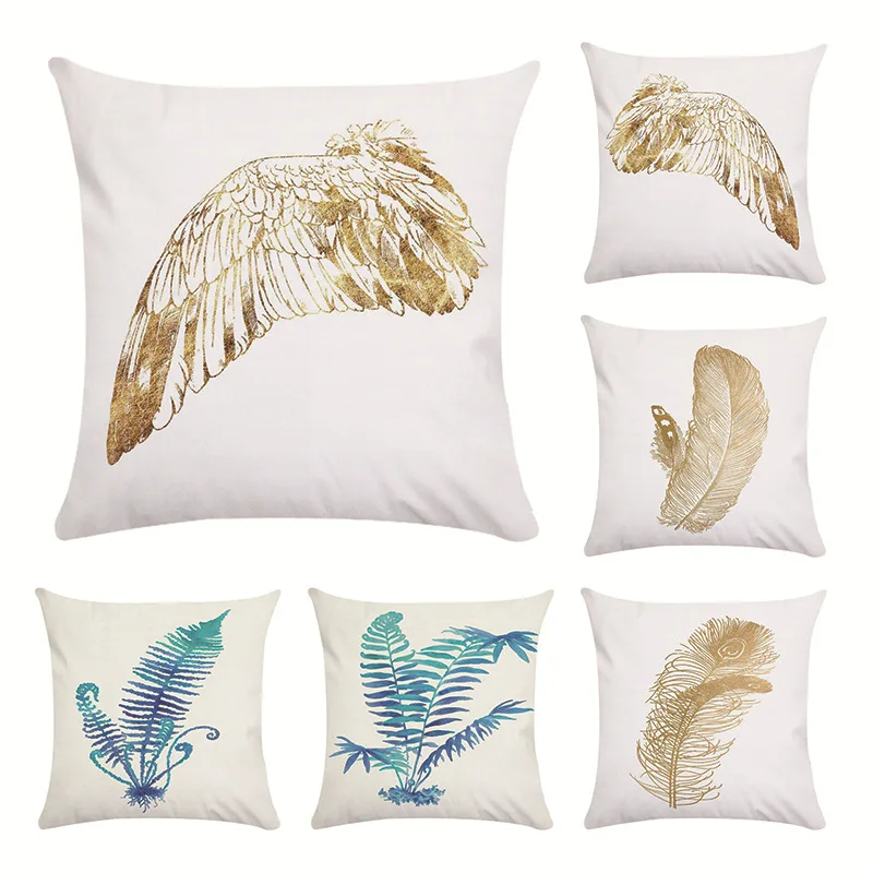

Angel wings Polyeste cushion cover and sofa pillow case Home decorative Throw pillow cover 45cm*45cm