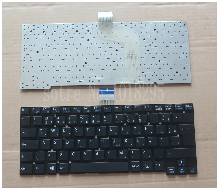 Новая Бразильская Клавиатура для ноутбука Sony Vaio SVT141A11L SVT13117 SVT14113CXS SVT13115 BR черная |