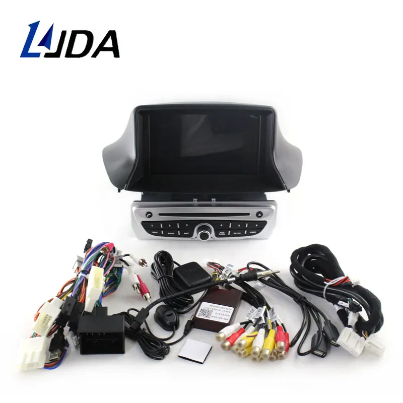 LJDA Android 10,0 автомобильный dvd-плеер для Megane Fluence 2009 2010 2011 Автомобильный мультимедийный плеер gps навигация 1 Din автомагнитола стерео