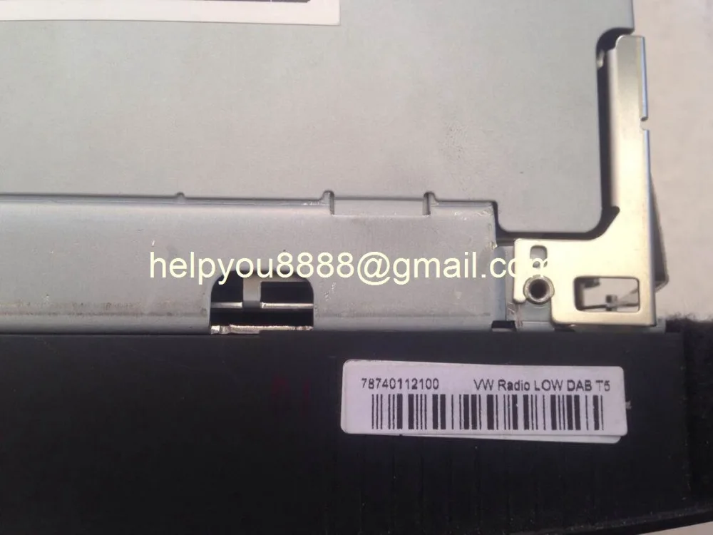 Новинка BOSH single CD Радио 7H0 035 186D с кодом для Volkswagen VW Touareg автомобильное радио