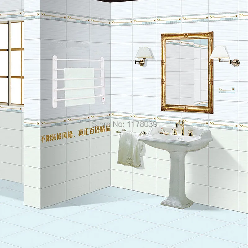 Регулируемая Белая вешалка для полотенец 90 Вт настенный подогреватель держатель