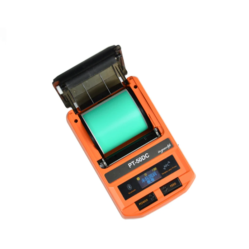 Новинка, мини USB/Bluetooth/NFC, портативный ленточный принтер, термопринтер для этикеток, PT-50DC