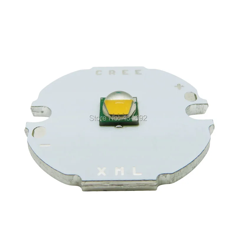 Cree XML XM L T6 белый 6000K 6500K 80CRI теплый 3000K 85CRI светодиодный эмиттер лампа на 25 мм/20 мм/16