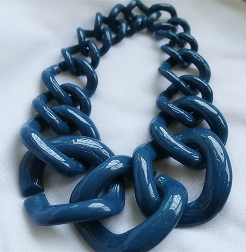 Крупный массивный чокер FishSheep с цепью ошейник ожерелье для женщин большие