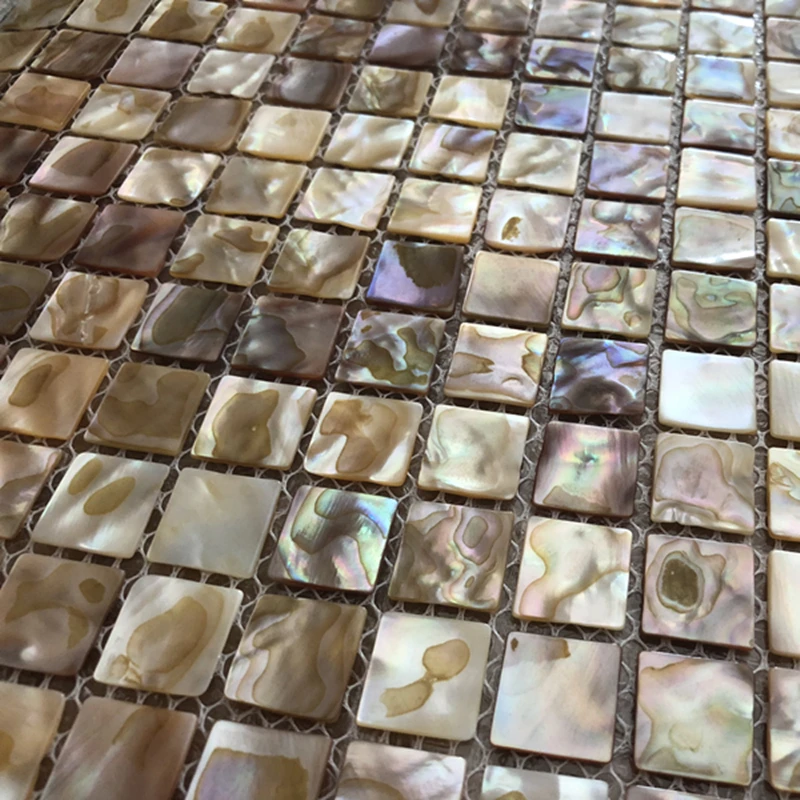 Мозаичная плитка из натурального красочного масляного ракушек кухонный задний
