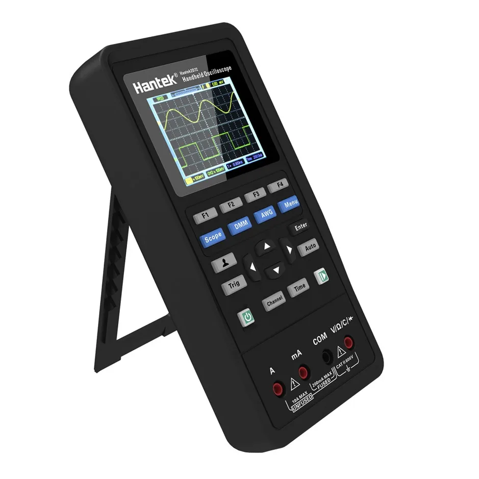 

Hantek 3in1 2D72 250MSa/S Digital Oscilloscope Waveform Generator Multimeter USB Portable 2 Channel 40mhz 70mhz Multifunction