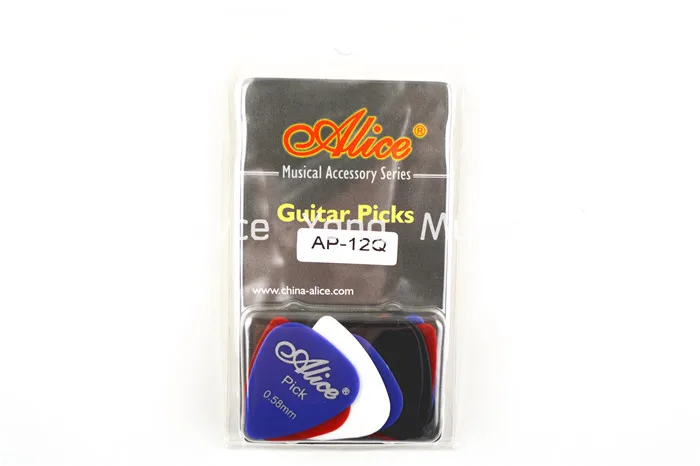 

Alice 12pcs Acoustic Electric Guitar Picks Matte Plectrums Clamshell Free Shipping
