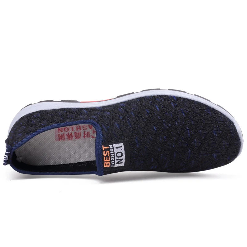 AODLEE Air Mesh Sneakers Casual Shoes Men Loafers Slip on Light Fashion Mens for Trainers mocassin | Обувь