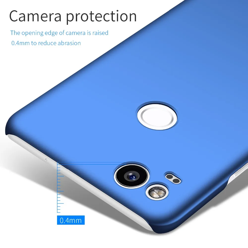 Для Google Pixel 2 2XL Футляр PC тонкий Coque матовая кожа Защитная крышка Чехлы для XL полное