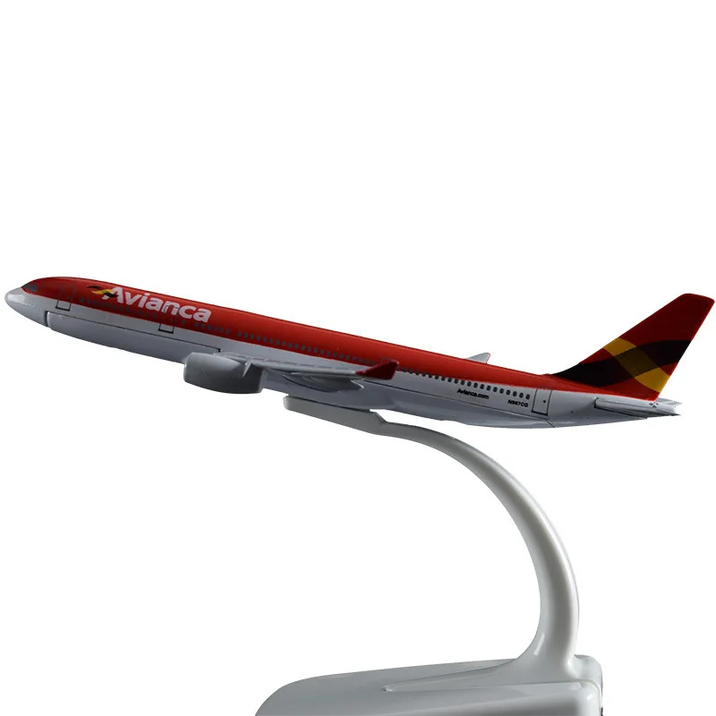 16cm Alloy A330 Columbia Airlines Airplane Model Aeronautical Aircraft Avianca Creative Adult Children Airbus Toys |
