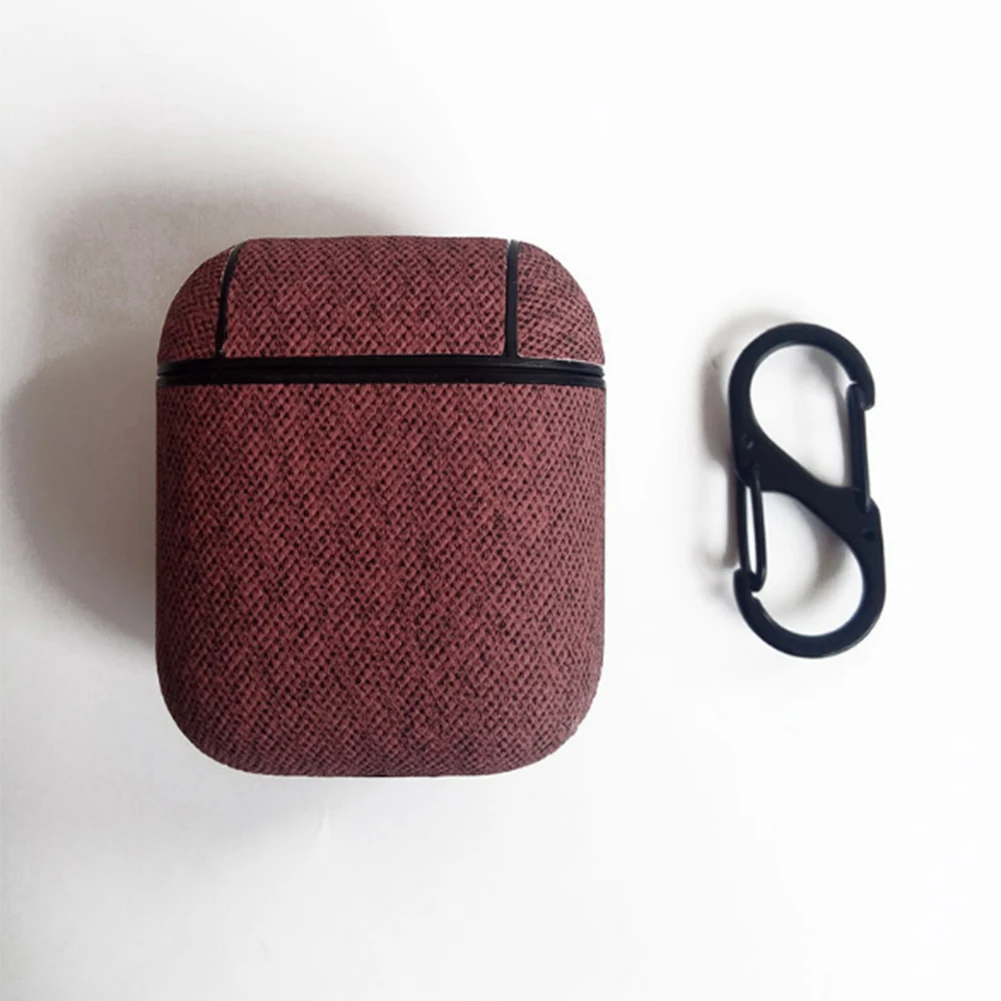 Кожаный чехол для наушников из искусственной кожи с Bluetooth Airpods тонкий